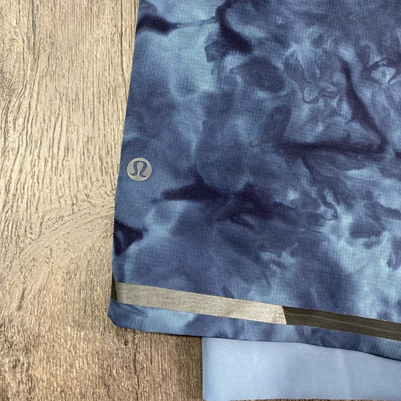 LULULEMON Surge Short 6" Lined Boldlines Running Yoga Athletic Shorts - Picture 4 of 6